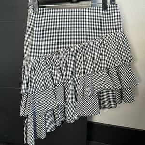 INTERMIX RUFFLED SKIRT